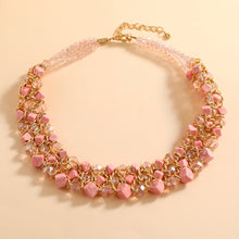 Load image into Gallery viewer, Junie Rose Cube Necklace