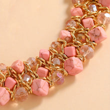 Load image into Gallery viewer, Junie Rose Cube Necklace