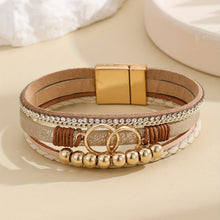 Load image into Gallery viewer, Honora Layered Leather Combo Bracelet
