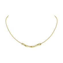 Load image into Gallery viewer, Golden Glamour Collarbone Necklace - Serenity Handmade Jewelry