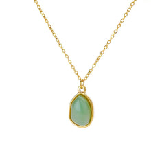 Load image into Gallery viewer, Golden Opal Elegance Pendant Necklace - Serenity Handmade Jewelry