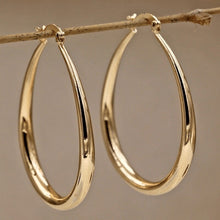 Load image into Gallery viewer, Miriam Oval Hoop Earrings - Serenity Handmade Jewelry