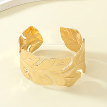 Load image into Gallery viewer, Tropical Taste Gold Leaf Bracelet - Serenity Handmade Jewelry