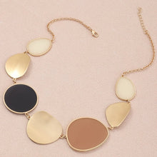 Load image into Gallery viewer, Adriana Colorblock Geometric Necklace - Serenity Handmade Jewelry