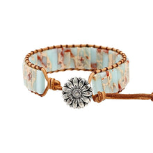Load image into Gallery viewer, Althea Square Stone Bracelet - Serenity Handmade Jewelry