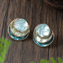 Load image into Gallery viewer, Annabelle Layered Ombre Earrings - Serenity Handmade Jewelry