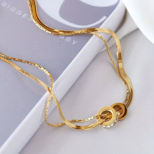 Load image into Gallery viewer, Brigitte Titanium Accent Necklace - Serenity Handmade Jewelry