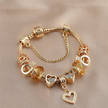 Load image into Gallery viewer, Coralie Y2K Gold Charm Bracelet - Serenity Handmade Jewelry