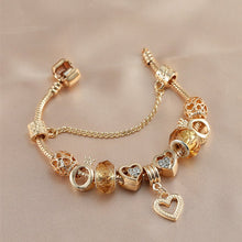 Load image into Gallery viewer, Coralie Y2K Gold Charm Bracelet - Serenity Handmade Jewelry