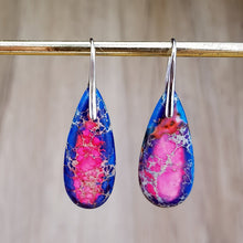 Load image into Gallery viewer, Daria Droplet Detail Dangle Earrings - Serenity Handmade Jewelry