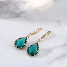 Load image into Gallery viewer, Darling Tourmaline Dangle Earrings - Serenity Handmade Jewelry