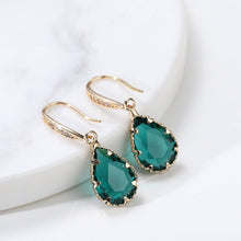 Load image into Gallery viewer, Darling Tourmaline Dangle Earrings - Serenity Handmade Jewelry
