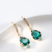 Load image into Gallery viewer, Darling Tourmaline Dangle Earrings - Serenity Handmade Jewelry