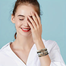 Load image into Gallery viewer, Desirae Clay Beaded Bracelets Set - Serenity Handmade Jewelry
