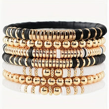 Load image into Gallery viewer, Desirae Clay Beaded Bracelets Set - Serenity Handmade Jewelry