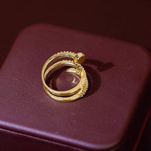 Load image into Gallery viewer, Desmedona Golden Wrap Ring - Serenity Handmade Jewelry