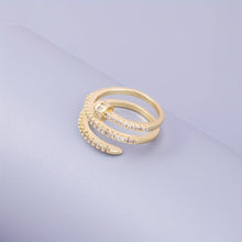 Load image into Gallery viewer, Desmedona Golden Wrap Ring - Serenity Handmade Jewelry