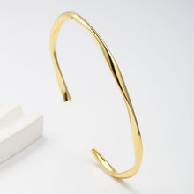 Load image into Gallery viewer, Eloise 18K Gold Plated Bangle - Serenity Handmade Jewelry
