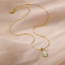 Load image into Gallery viewer, Esmeralda 18K Gold-Plated Pendant Necklace - Serenity Handmade Jewelry