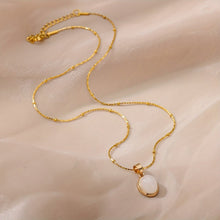 Load image into Gallery viewer, Esmeralda 18K Gold-Plated Pendant Necklace - Serenity Handmade Jewelry