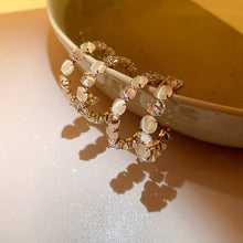 Load image into Gallery viewer, Evangeline Rhinestone Decor Hoops - Serenity Handmade Jewelry