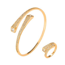 Load image into Gallery viewer, Gabrielle 18K Gold Plated Wraparound Bracelet - Serenity Handmade Jewelry