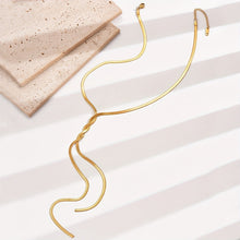 Load image into Gallery viewer, He Loves Me 14K Gold Plated Statement Necklace - Serenity Handmade Jewelry