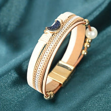 Load image into Gallery viewer, Honora Layered Leather Combo Bracelet - Serenity Handmade Jewelry