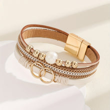 Load image into Gallery viewer, Honora Layered Leather Combo Bracelet - Serenity Handmade Jewelry