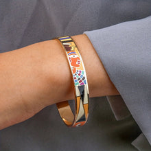 Load image into Gallery viewer, Isabeau 14K Gold Plated Egyptian Bangle - Serenity Handmade Jewelry