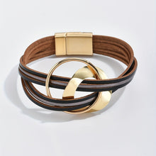 Load image into Gallery viewer, Keira Leather Buckle Bracelet - Serenity Handmade Jewelry