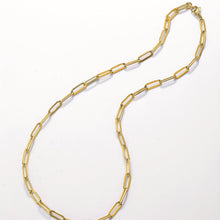 Load image into Gallery viewer, Kiara 18K Gold Plated Paperclip Necklace - Serenity Handmade Jewelry