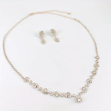 Load image into Gallery viewer, Mia Elegant Rhinestone Necklace & Earrings Set - Serenity Handmade Jewelry