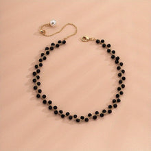 Load image into Gallery viewer, Nalini Onyx Beaded Choker - Serenity Handmade Jewelry