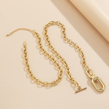 Load image into Gallery viewer, Natalia Round Buckle Necklace - Serenity Handmade Jewelry