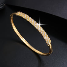 Load image into Gallery viewer, Shine On Me Patterned Bangle - Serenity Handmade Jewelry