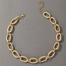 Load image into Gallery viewer, Stephanie 18K Gold Plated Lock Necklace - Serenity Handmade Jewelry