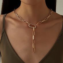 Load image into Gallery viewer, Tabitha Paperclip Chain Necklace - Serenity Handmade Jewelry