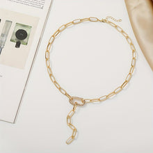 Load image into Gallery viewer, Tabitha Paperclip Chain Necklace - Serenity Handmade Jewelry