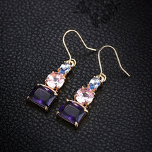 Load image into Gallery viewer, Tri Color Miranda Dangle Earrings - Serenity Handmade Jewelry