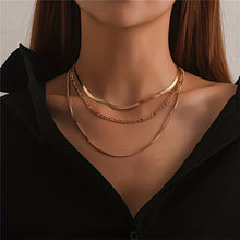 Load image into Gallery viewer, Wilma Tri-Layer Minimalist Necklace - Serenity Handmade Jewelry