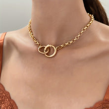 Load image into Gallery viewer, Zephyra Exaggerated Circle Necklace - Serenity Handmade Jewelry