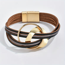 Load image into Gallery viewer, Keira Leather Buckle Bracelet
