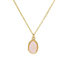 Load image into Gallery viewer, Golden Opal Elegance Pendant Necklace - Serenity Handmade Jewelry
