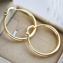 Load image into Gallery viewer, Miriam Oval Hoop Earrings - Serenity Handmade Jewelry
