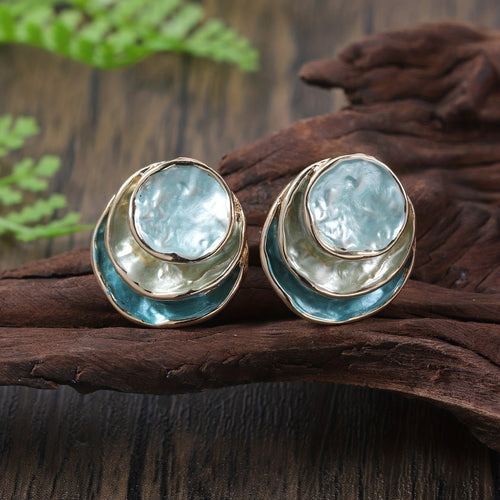 Annabelle Layered Ombre Earrings - Serenity Handmade Jewelry