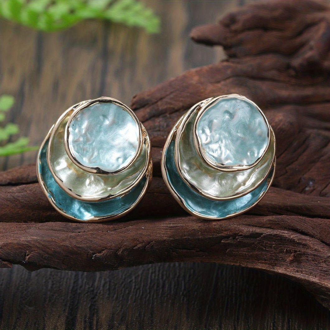 Annabelle Layered Ombre Earrings - Serenity Handmade Jewelry