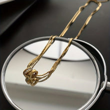 Load image into Gallery viewer, Brigitte Titanium Accent Necklace - Serenity Handmade Jewelry
