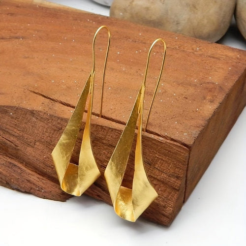 Cosette Geometric Hollow Earrings - Serenity Handmade Jewelry