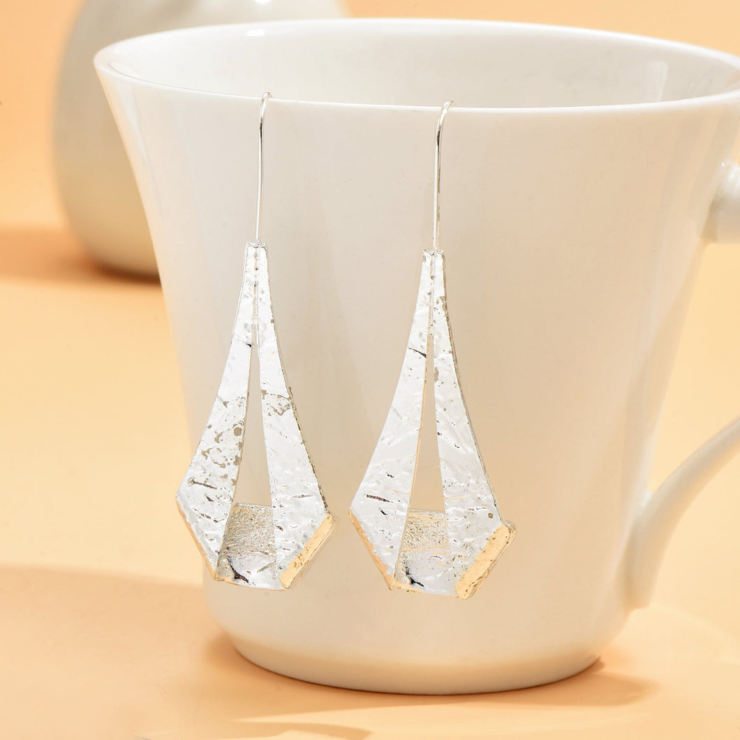 Cosette Geometric Hollow Earrings - Serenity Handmade Jewelry